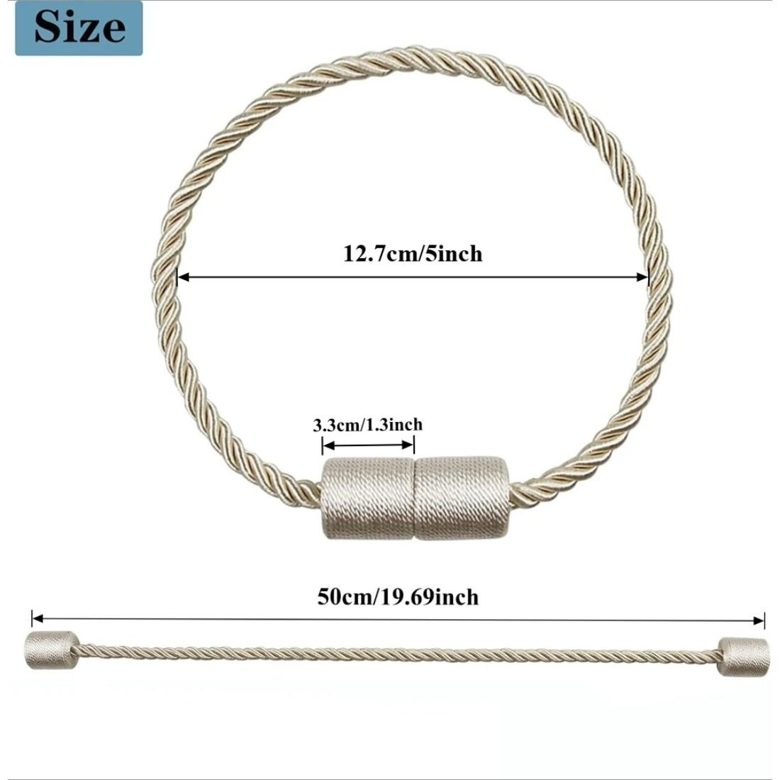 2Pcs Strong Magnetic Curtain T - Curtain Rods ulasan dan harga