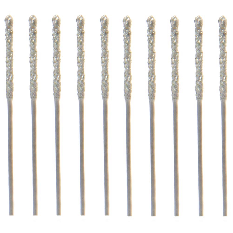 ●20Pcs 0.8mm Diamond Coated Ti - Drill Bits ulasan dan harga