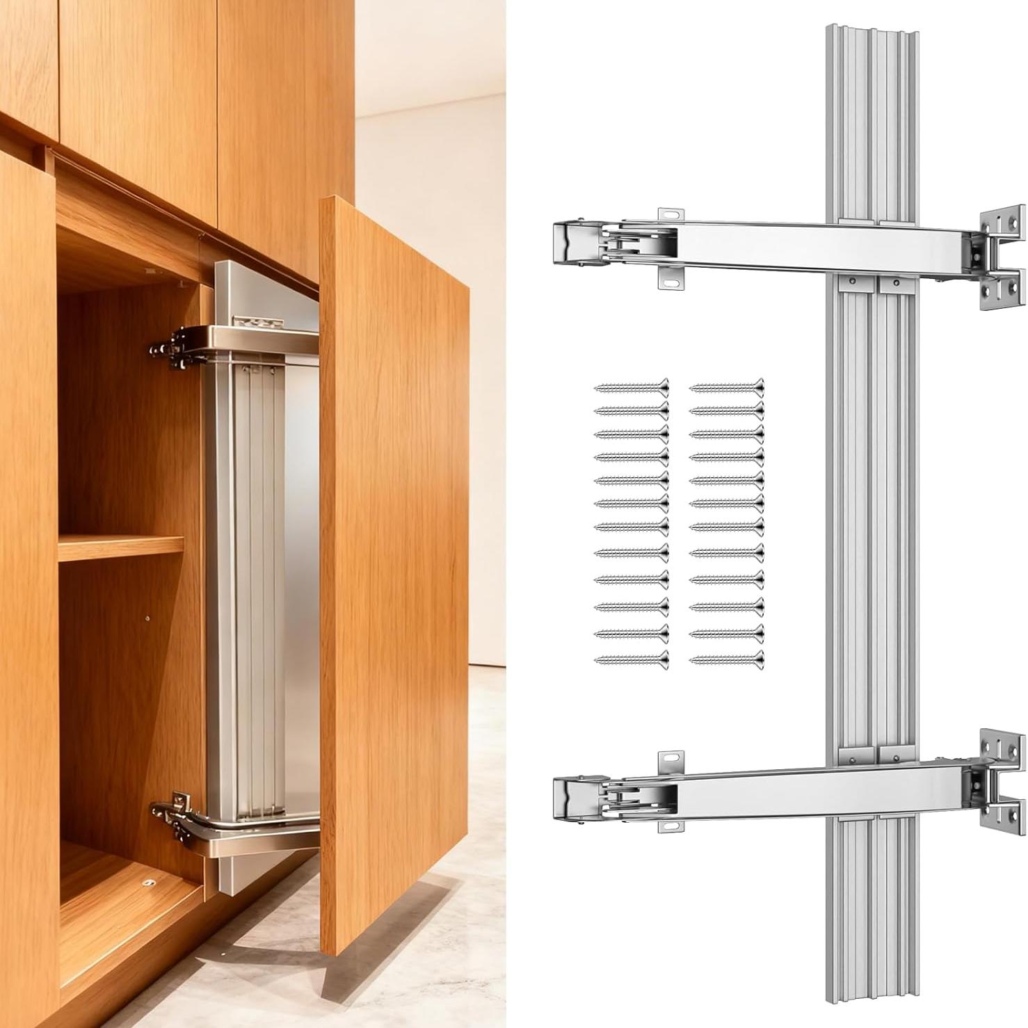 Heavy Duty Hidden Push to Open - Cabinet Hinges ulasan dan harga
