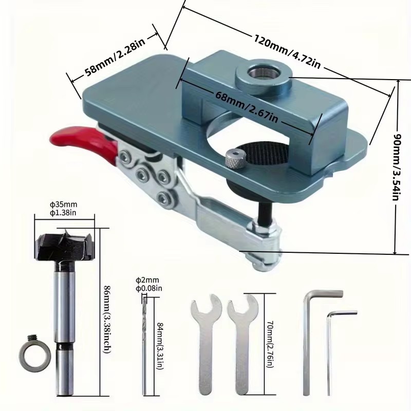 Precision Edge Clamping Jig wi - Cabinet Hinges ulasan dan harga