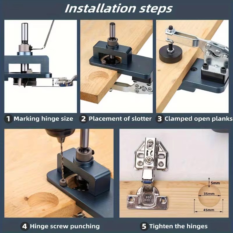 Precision Edge Clamping Jig wi - Cabinet Hinges ulasan dan harga