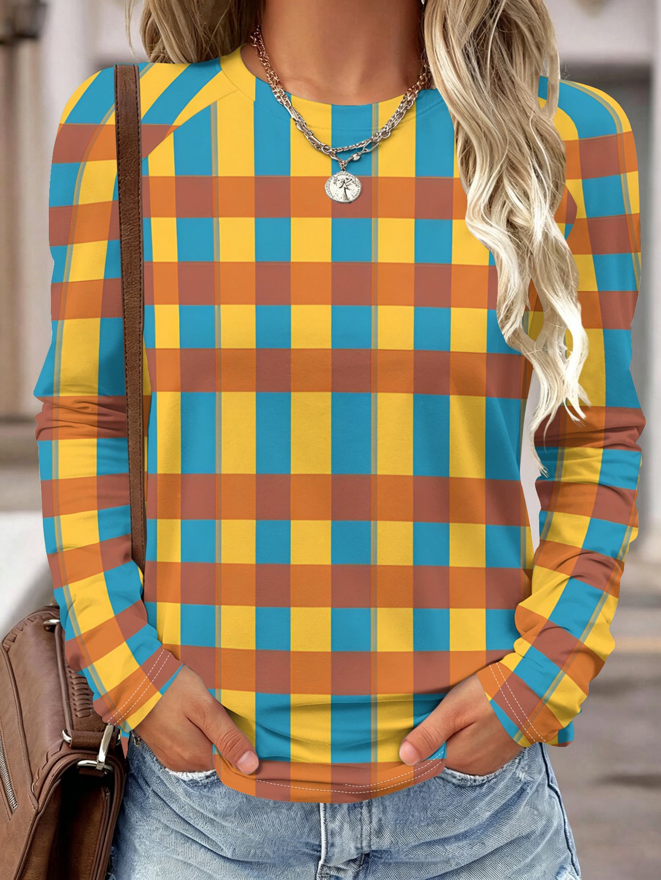 Women Long Sleeve Shirt Yellow - Wallpaper ulasan dan harga