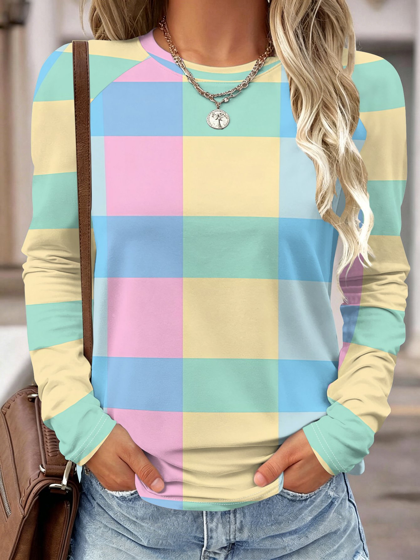 Women Long Sleeve Shirt Yellow - Wallpaper ulasan dan harga