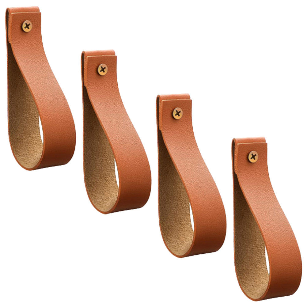 4Pcs PU Curtain Rod Strap Hook - Curtain Rods ulasan dan harga