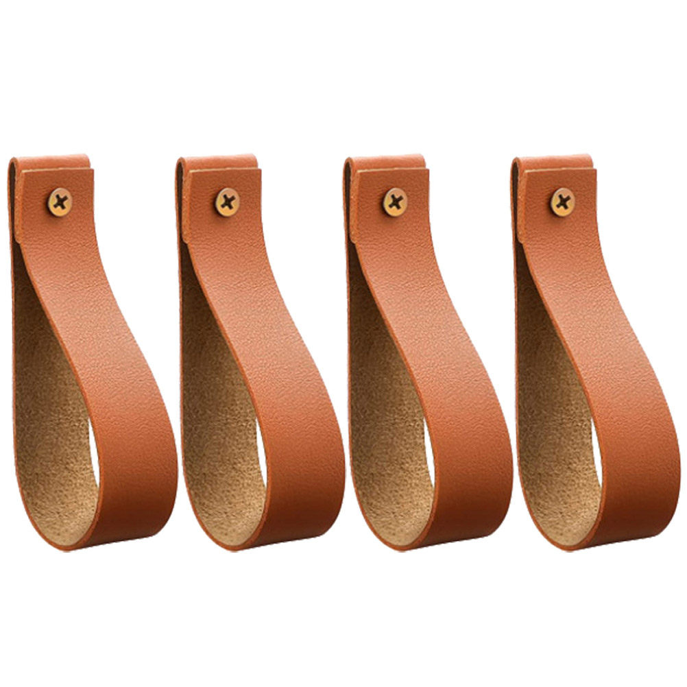 4Pcs PU Curtain Rod Strap Hook - Curtain Rods ulasan dan harga