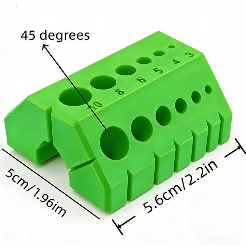 Green Plastic Drill Bit Storag - Home Improvement Mark ulasan dan harga