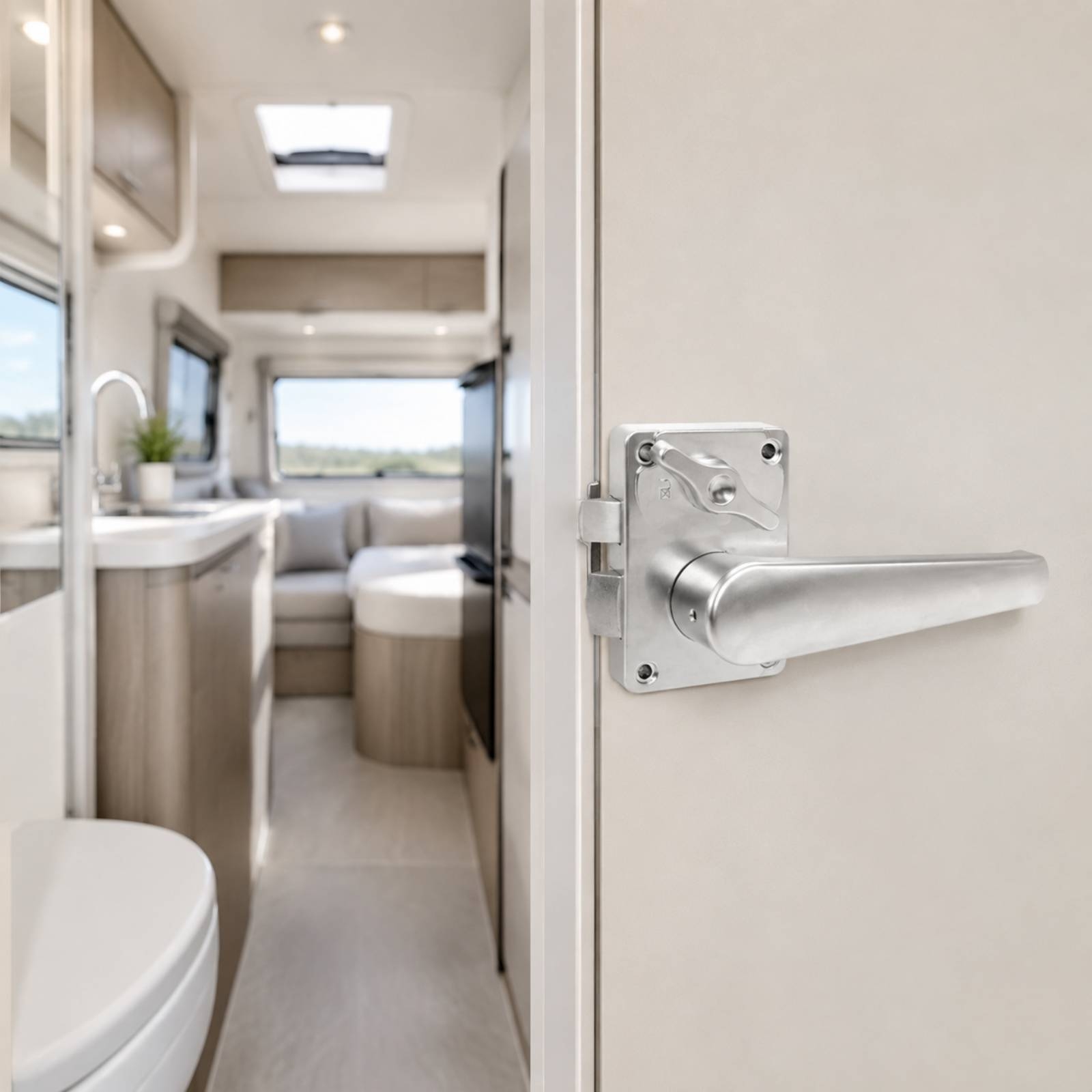 RV Bathroom Door Lock Compact  - Door Lock ulasan dan harga