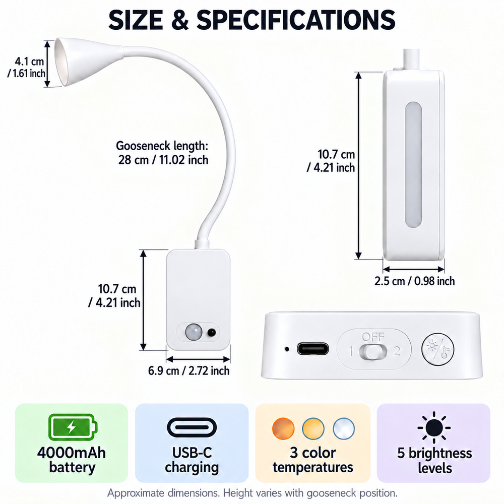 4000mAh Rechargeable Magnetic  - Light Switch ulasan dan harga