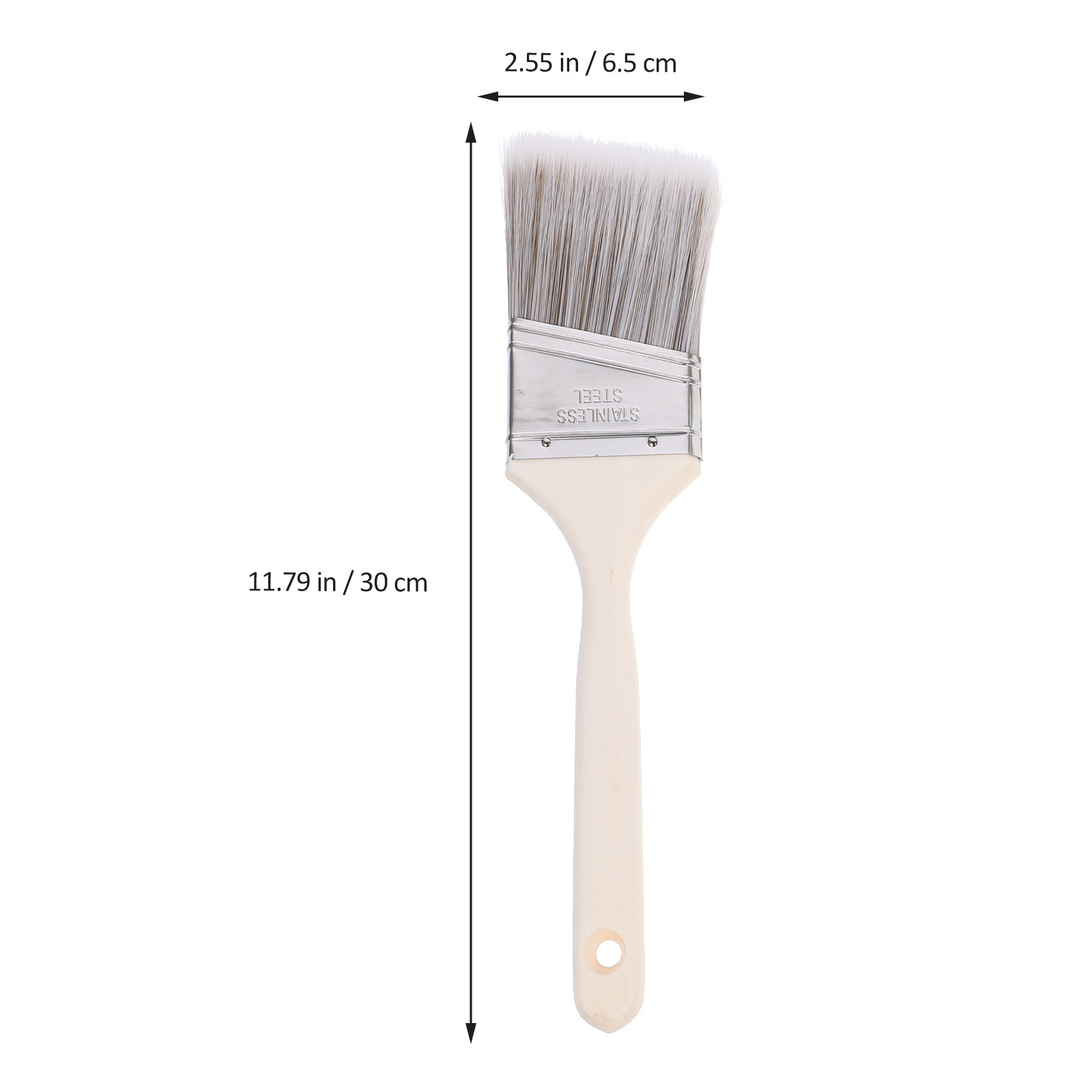 5Pcs Wooden Handle Paint Brush - Home Improvement Fence ulasan dan harga