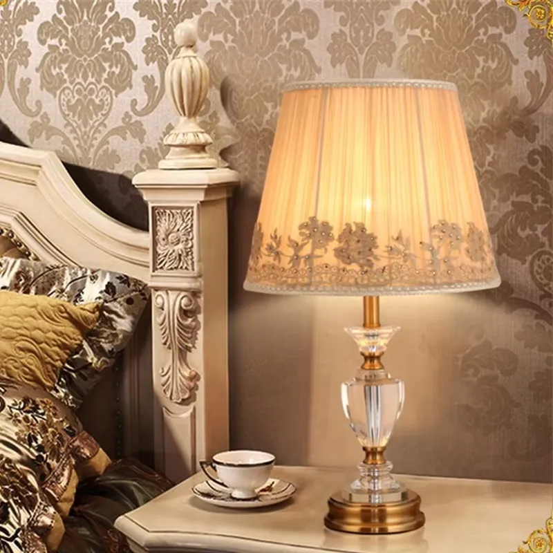 Modern Crystal LED Table Lamp  - Light Switch ulasan dan harga