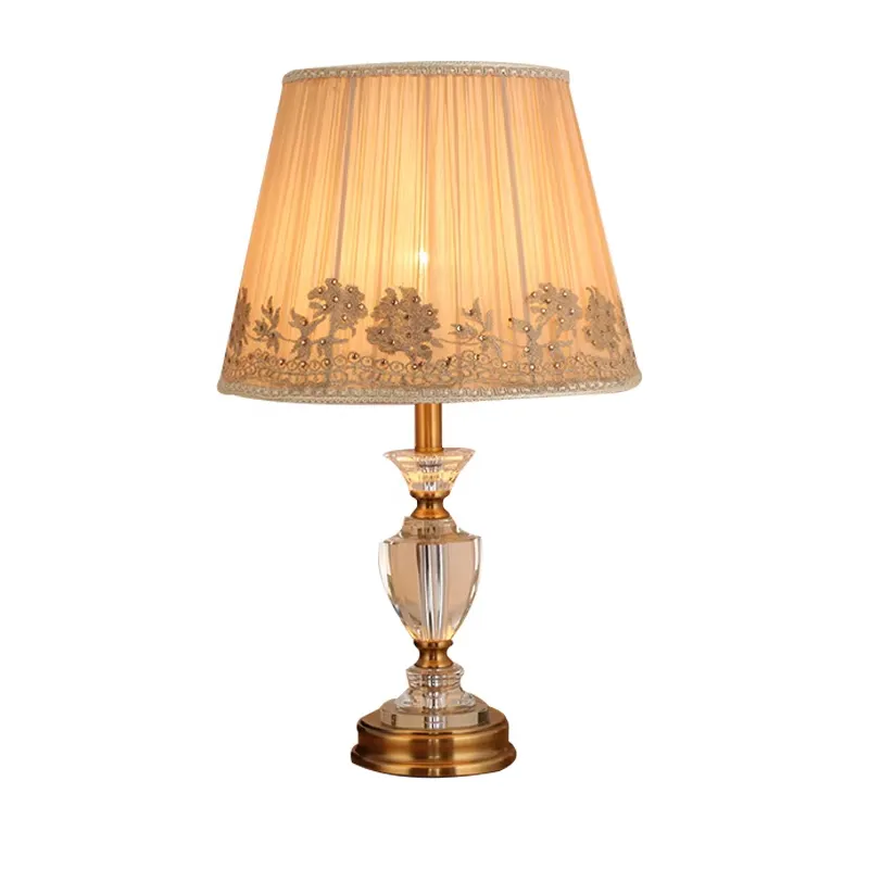 Modern Crystal LED Table Lamp  - Light Switch ulasan dan harga