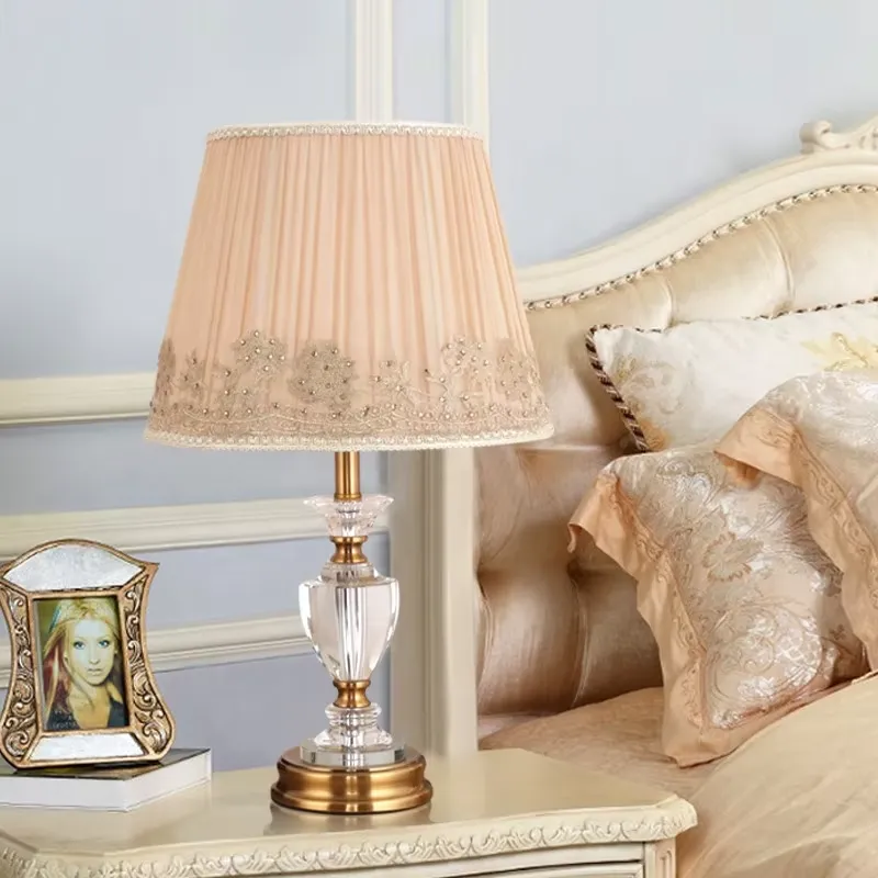 Modern Crystal LED Table Lamp  - Light Switch ulasan dan harga