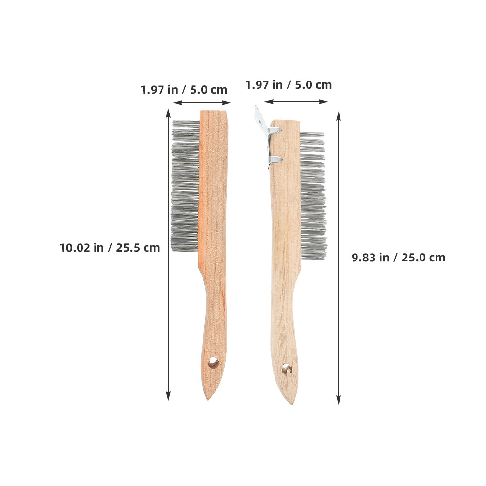 Steel Wire Brush Set 2pcs with - Paint Brush ulasan dan harga