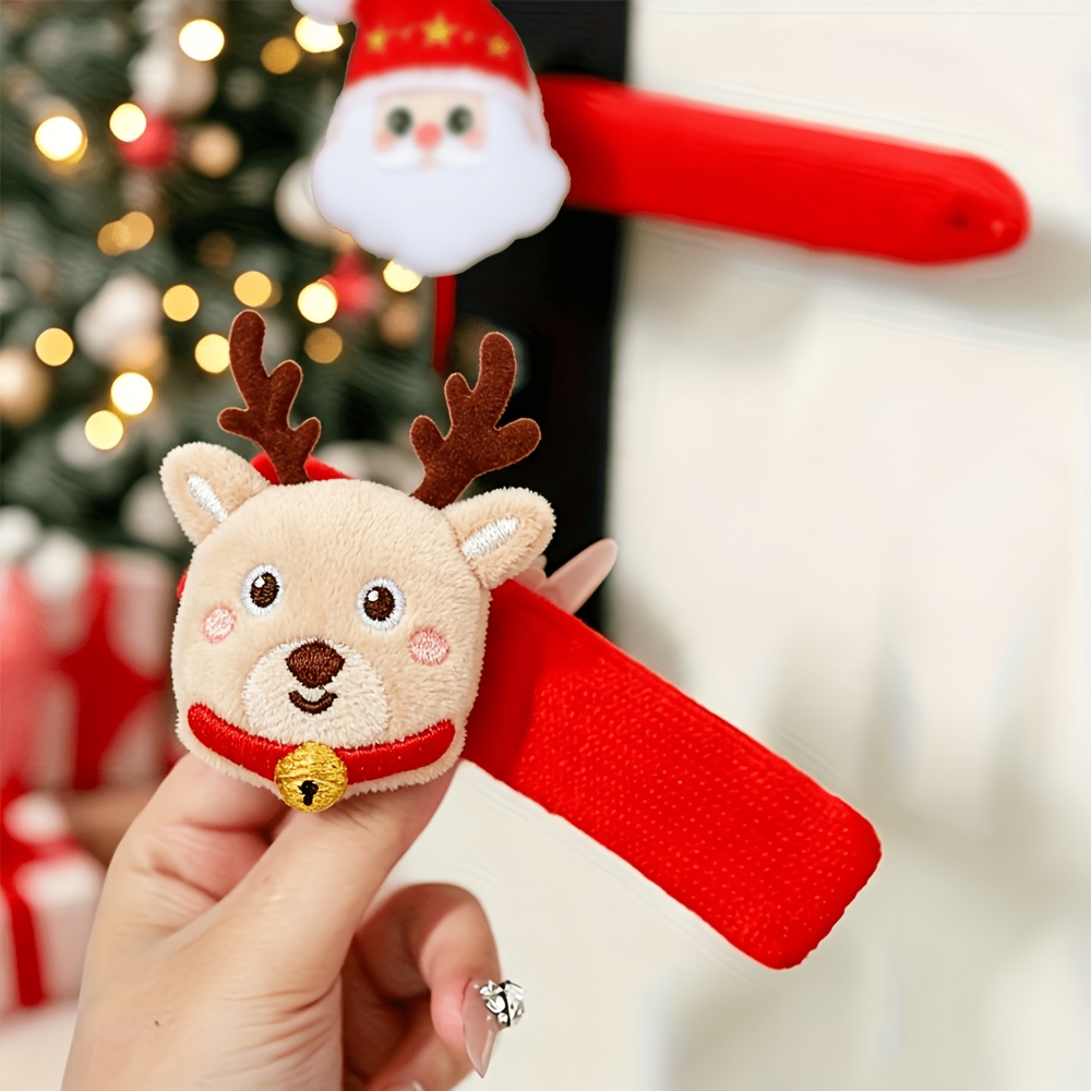 4 Pcs Christmas Door Handle Co - Door Handle ulasan dan harga